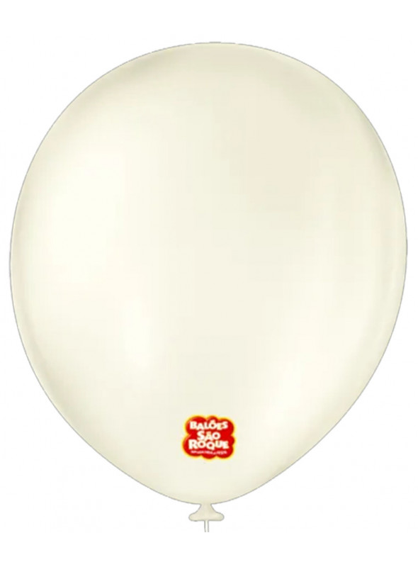 Balão de Látex Amarelo Candy Pastel 16 Polegadas 40cm São Roque