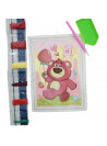 Lembrancinha Kit Pintura de Diamante Infantil Urso Diamond Painting