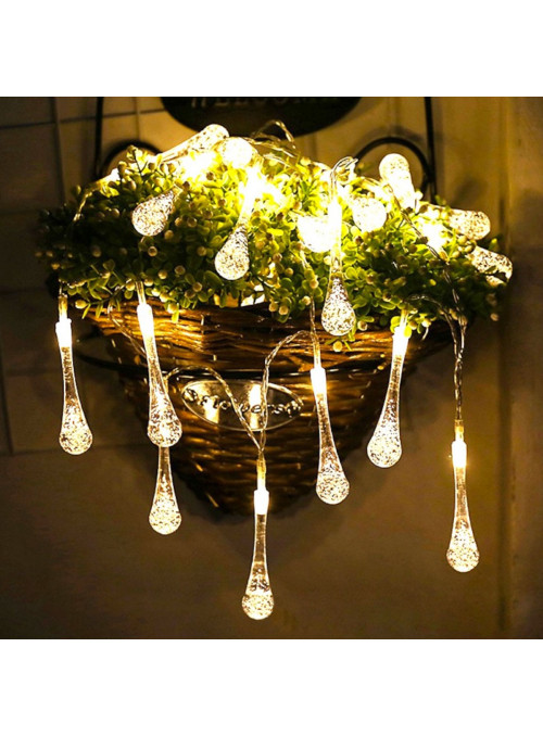 Pisca Pisca Gotas de Led Branco 20 Leds 127V Decoração de Natal