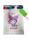 Lembrancinha Kit Pintura de Diamante Infantil Sweet Hello Kitty Diamond Painting