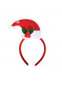 Tiara Gorro de Papai Noel Festa Natal 14 x 24cm