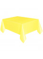 Toalha de Mesa Descartável de Luxo Amarelo Candy 137 x 183cm