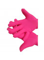 Luva Longa Rosa Pink 40cm Fantasia Carnaval Cosplay Kit Festa O Par