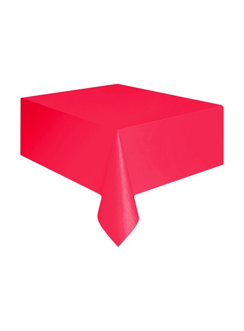 Toalha de Mesa Descartável de Luxo Vermelho – 1 unidade