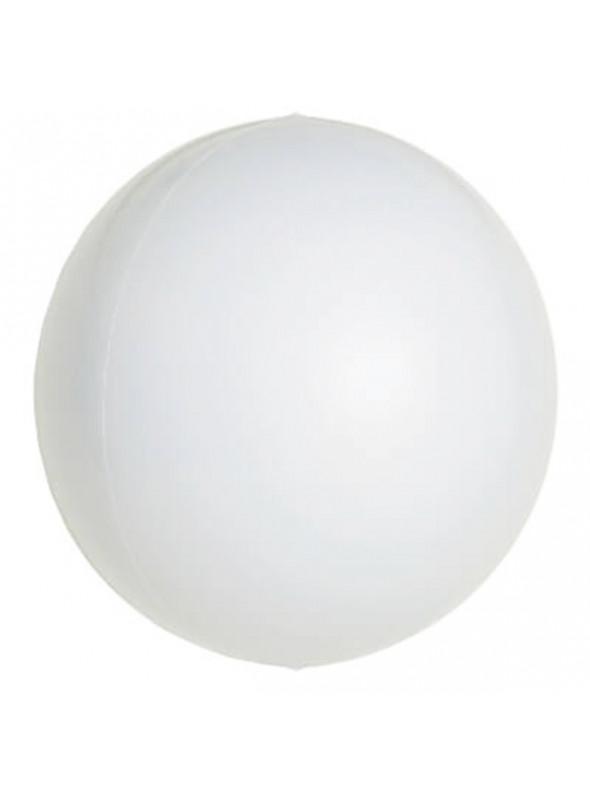 Balão Metalizado Esphera Globo 4D Branco 15 Polegadas 38cm