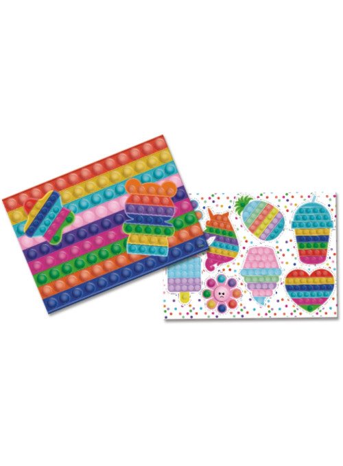 Kit Decorativo Festa Pop It 64cm x 45cm Festcolor 9 Unidades