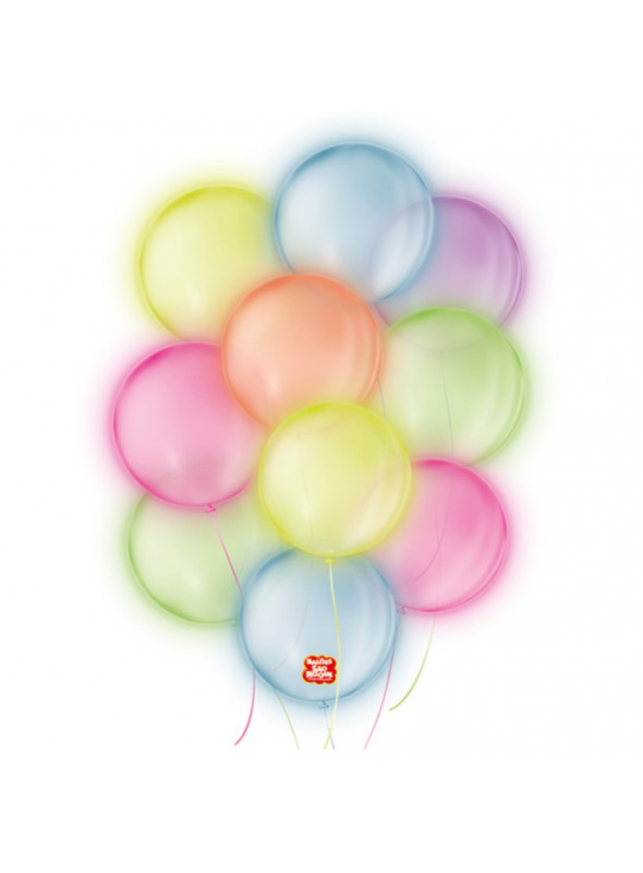 Balões de Látex Neon Sortido 5 Polegadas 13cm São Roque 25 Unidades