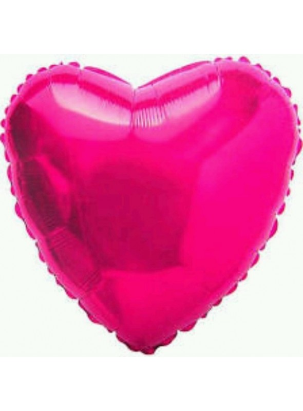 Balões Metalizados Coração Rosa Pink 20 Polegadas 50cm
