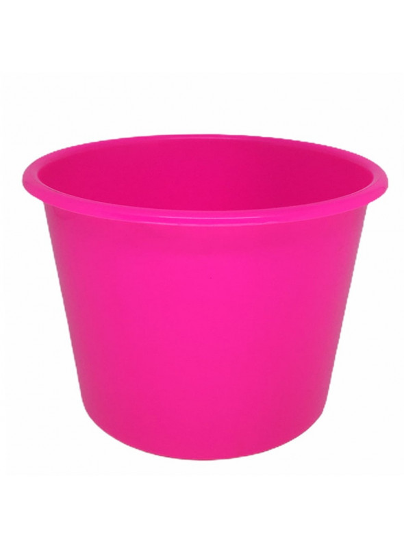 Lembrancinha De Festa Balde De Pipoca Rosa Pink 15l 105cm