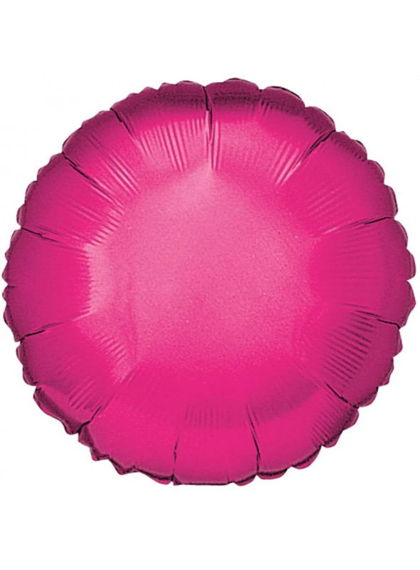 Balão Metalizado Redondo Rosa Pink 20 Polegadas 50cm Flexmetal