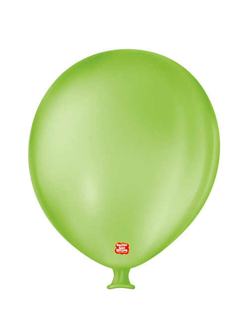 Balão de Látex Bexigão Gigante Verde Lima 25 Polegadas 64cm São Roque