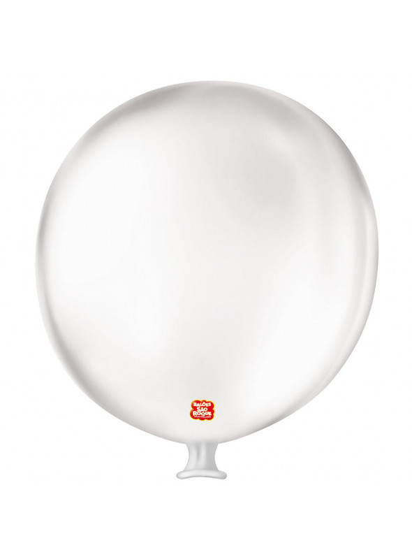 Balão de Látex Bexigão Super Gigante Transparente 35 Polegadas 89cm São Roque