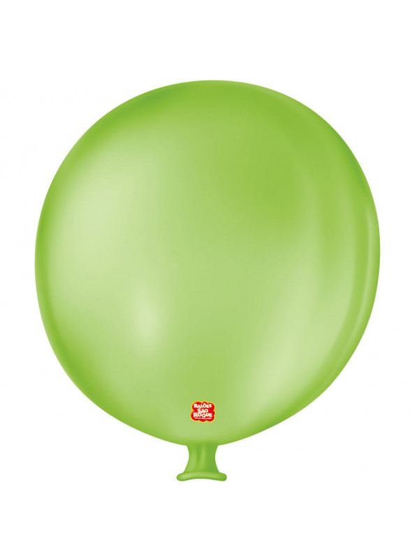 Balão de Látex Bexigão Super Gigante Verde Lima 35 Polegadas 89cm São Roque