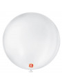 Balão de Látex Branco Polar 5 Polegadas 13cm São Roque 50 Unidades