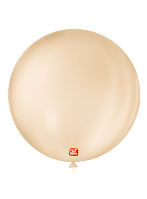 Balão de Látex Champagne 5 Polegadas 13cm São Roque 50 Unidades