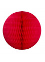 Globo de Seda Decorativo Vermelho Tamanho G 24cm Mesa Festa