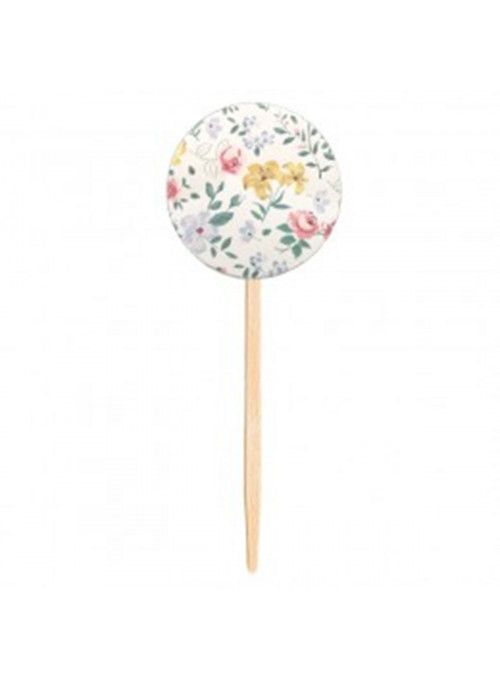 Topo para Cupcake Pick Toppers Flores no Jardim 10 Unidades