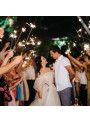 Vela de Aniversário Sparklers Faísca Estrelinha 25cm Casamento 3 Unidades