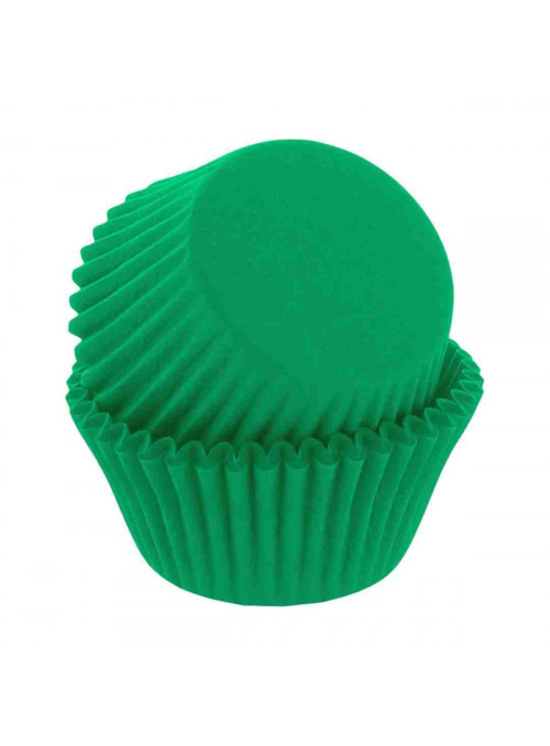 Forminhas de Cupcake Verde Bandeira Impermeáveis e Forneáveis 45 Unidades