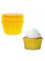 Forminhas de Cupcake Amarelo Impermeáveis e Forneáveis 45 Unidades