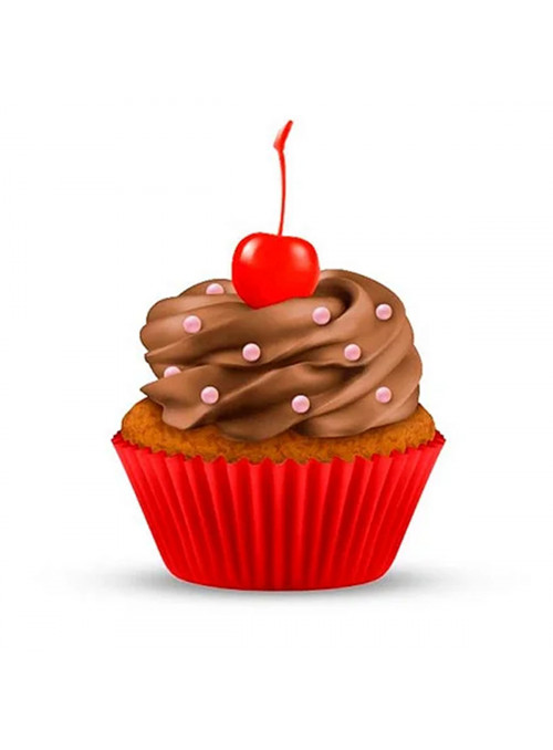 Forminhas de Cupcake Vermelho Impermeáveis e Forneáveis 45 Unidades