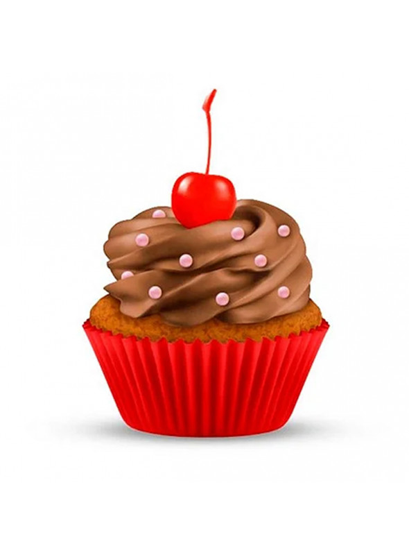 Forminhas de Cupcake Vermelho Impermeáveis e Forneáveis 45 Unidades