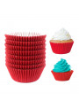 Forminhas de Cupcake Vermelho Impermeáveis e Forneáveis 45 Unidades