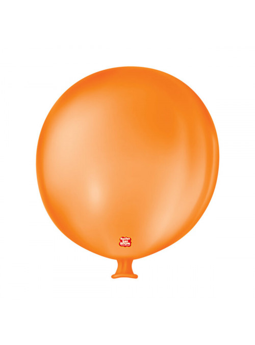 Balão De Látex Gigante Laranja Mandarim 36 Pol 91cm São Roque