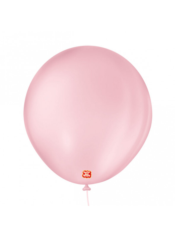 Balão De Látex Gigante Rosa Baby 36 Pol 91cm São Roque