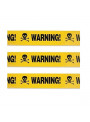 Faixa Decorativa Halloween Warning Perigo Cena do Crime 6 Metros