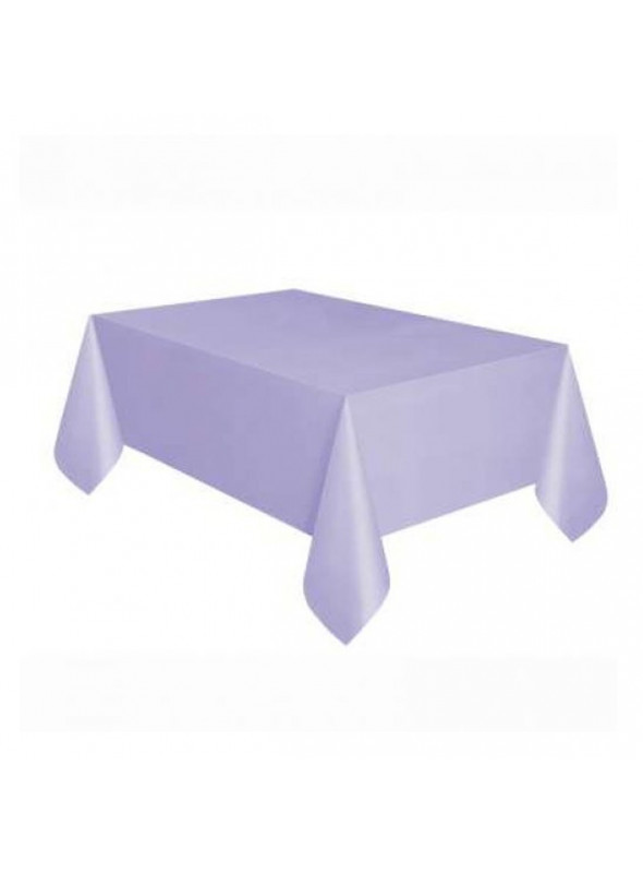 Toalha de Mesa Descartável de Luxo Lilás 137 x 183cm