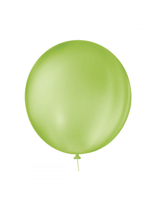 Balão de Látex Redondo Verde Lima 9 Polegadas 23cm 50 Unidades São Roque