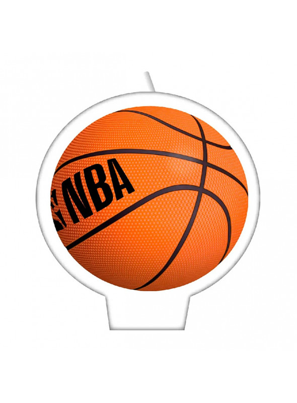 Vela de Aniversário Festa Basquete NBA 1 Unidade Decoração