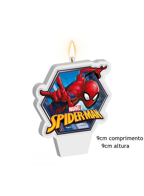 Vela de Aniversário Festa Homem Aranha Decoração