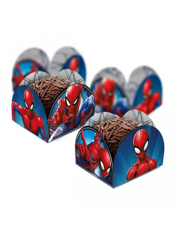 Forminhas para Doces Festa Homem Aranha 50 Unidades